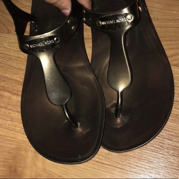 Michlael Kors bronze/gold jelly Sandals 🌟 size 8 - Picture 4 of 8
